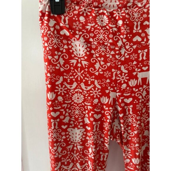 With Love, Derek women’s size large Christmas Leggings - Picture 3 of 8